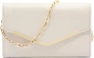 Clutch Purse Evening Bag for WomenEnvelope Handbag With Detachable Chain