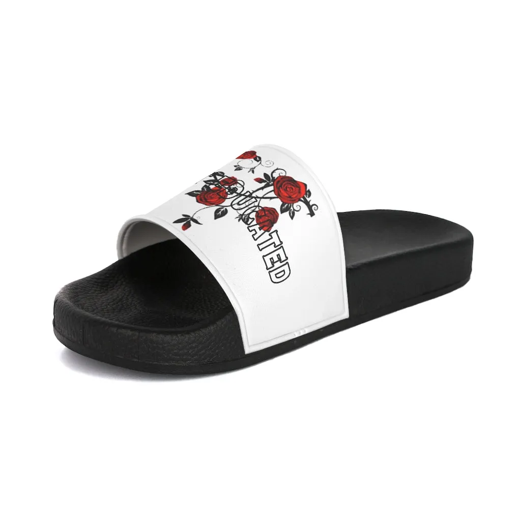 Concrete Rose  Slide Sandals