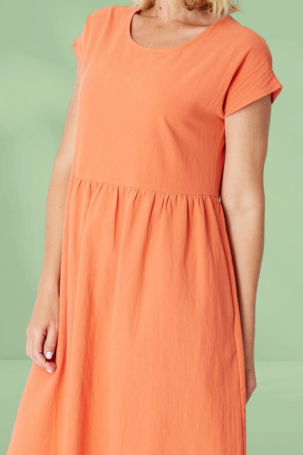 Cordelia St Cotton Collection Doll Dress Mandarin