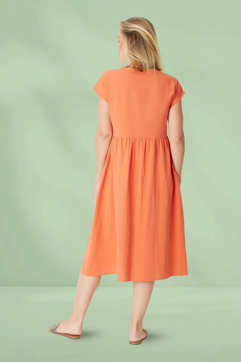 Cordelia St Cotton Collection Doll Dress Mandarin