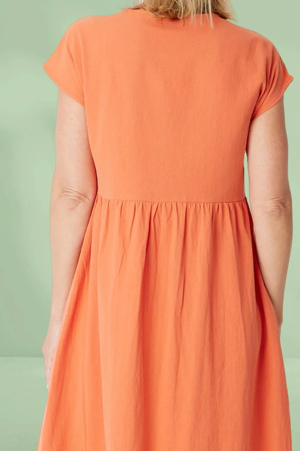Cordelia St Cotton Collection Doll Dress Mandarin