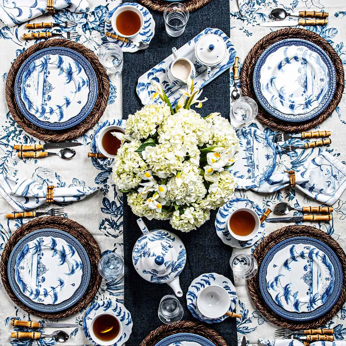 Country Estate 13" Serving Bowl - Delft Blue