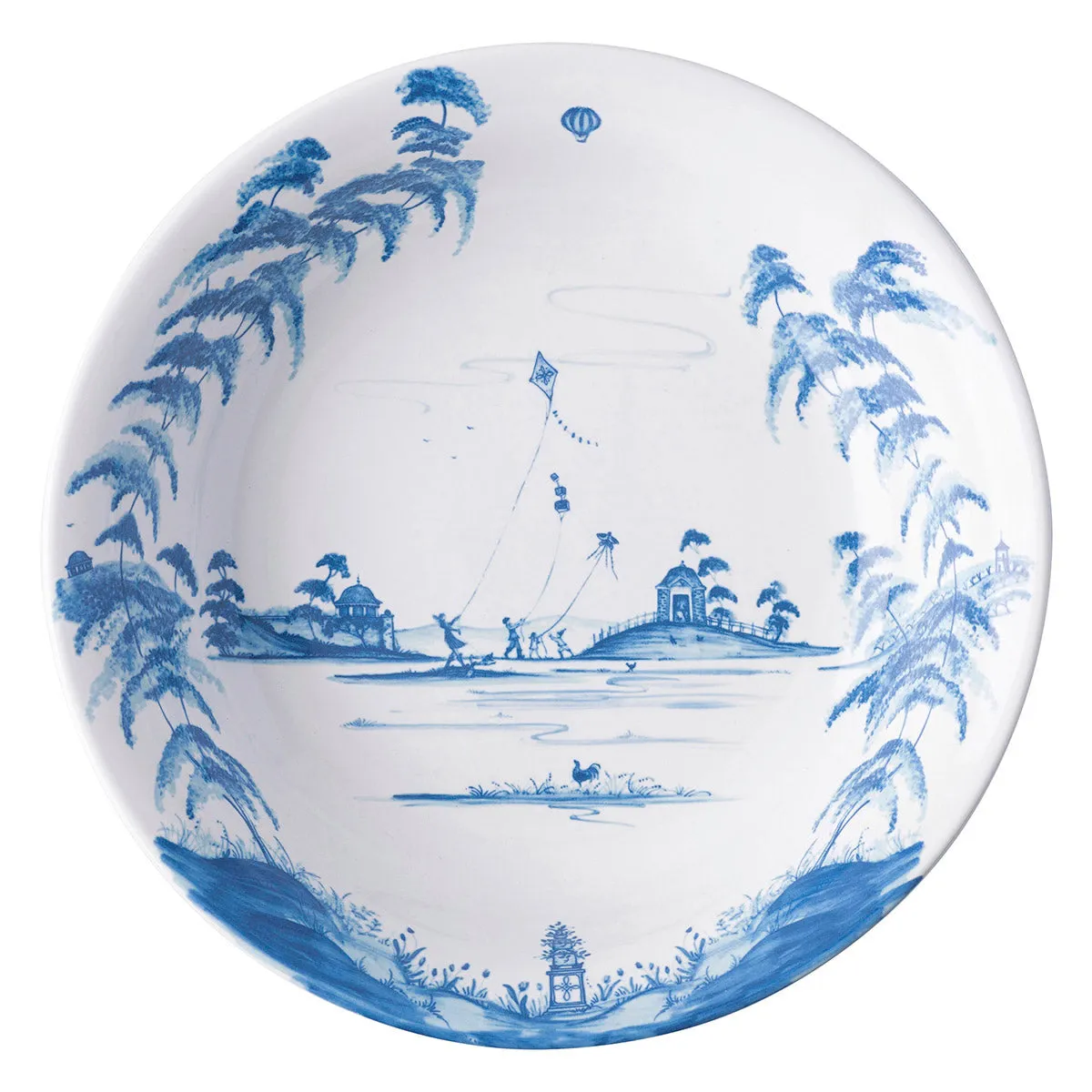 Country Estate 13" Serving Bowl - Delft Blue