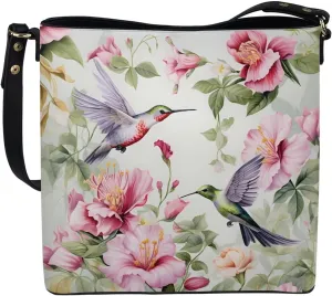 Crossbody Bucket Shoulder Bags for Women Leather Purse Cross Body Handbag Multiple Pockets