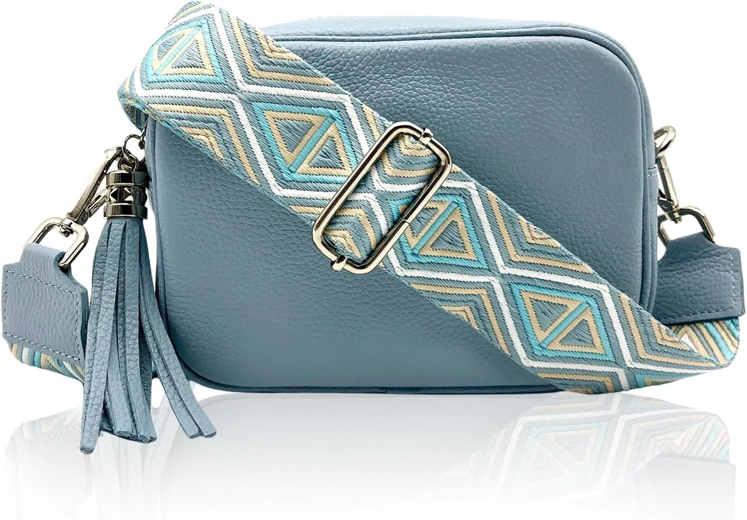 Crossbody Purse for Women - Leather, Trendy Womens Cross Body Bags, Genuine Leather Crossbody Purses