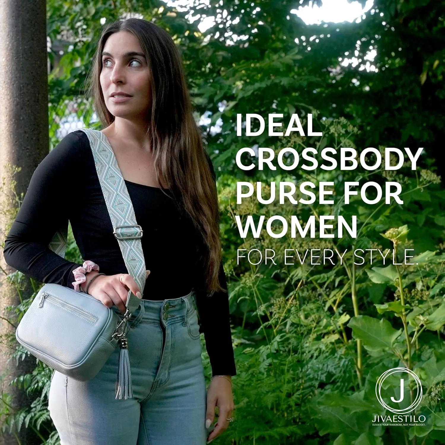 Crossbody Purse for Women - Leather, Trendy Womens Cross Body Bags, Genuine Leather Crossbody Purses