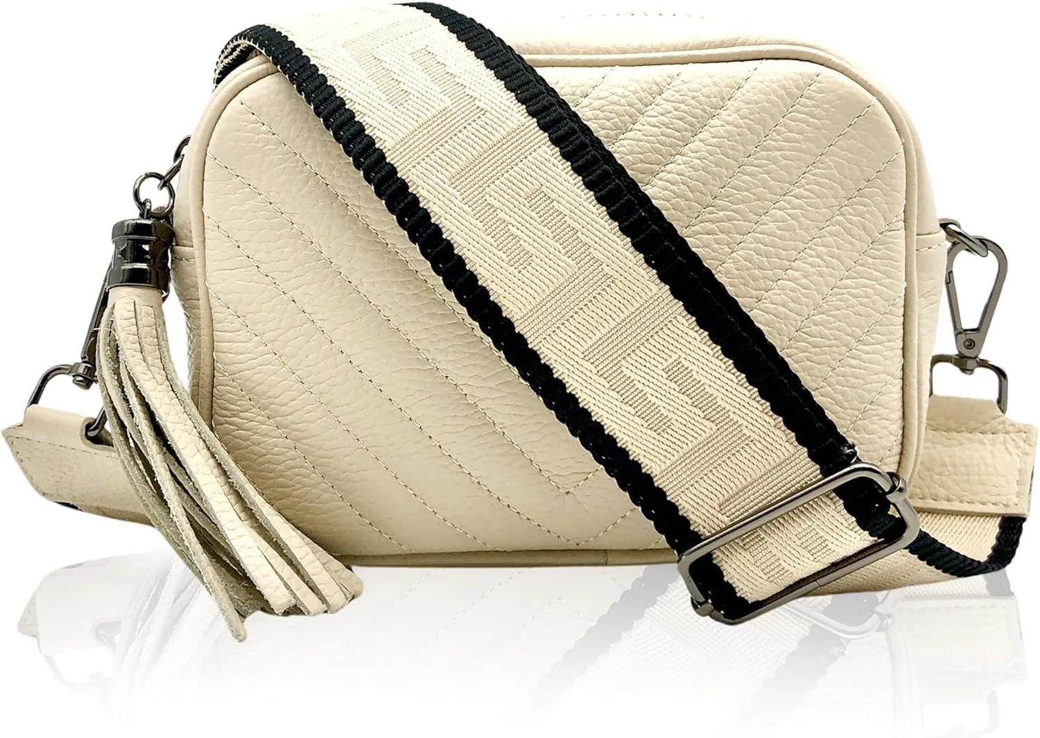 Crossbody Purse for Women - Leather, Trendy Womens Cross Body Bags, Genuine Leather Crossbody Purses
