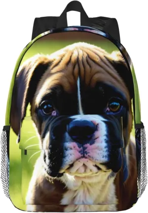 Cute Black Pug Dog Print Versatile Backpack Laptop Backpacks Travel Outdoor Adventures Working Use Adults