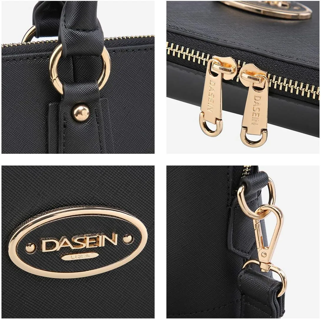 Dasein Women Two Tone Tote Colorblock Purses Handbags for Women Shoulder Work Bag