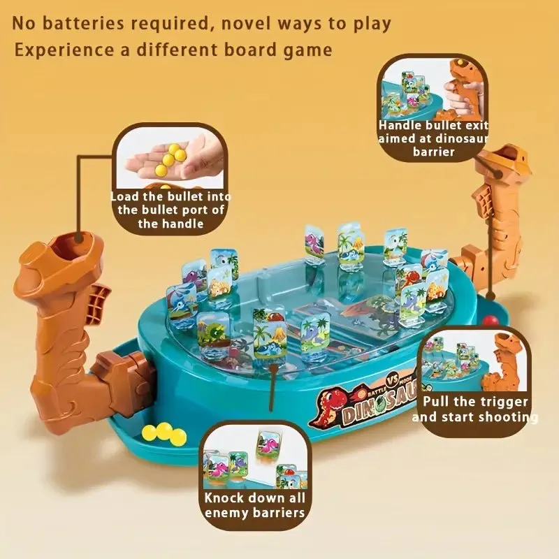 Dinosaur Bounce Catapult Board Game