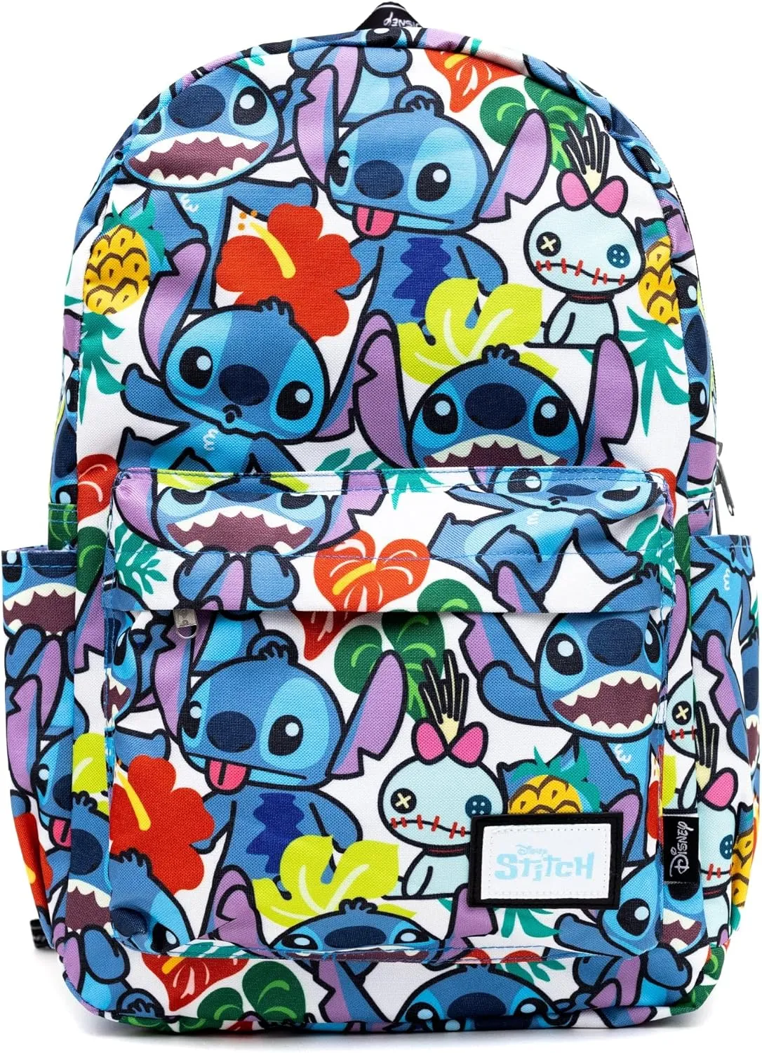 Disney Lilo and Stitch Artistic 17" Full Size Nylon Backpack