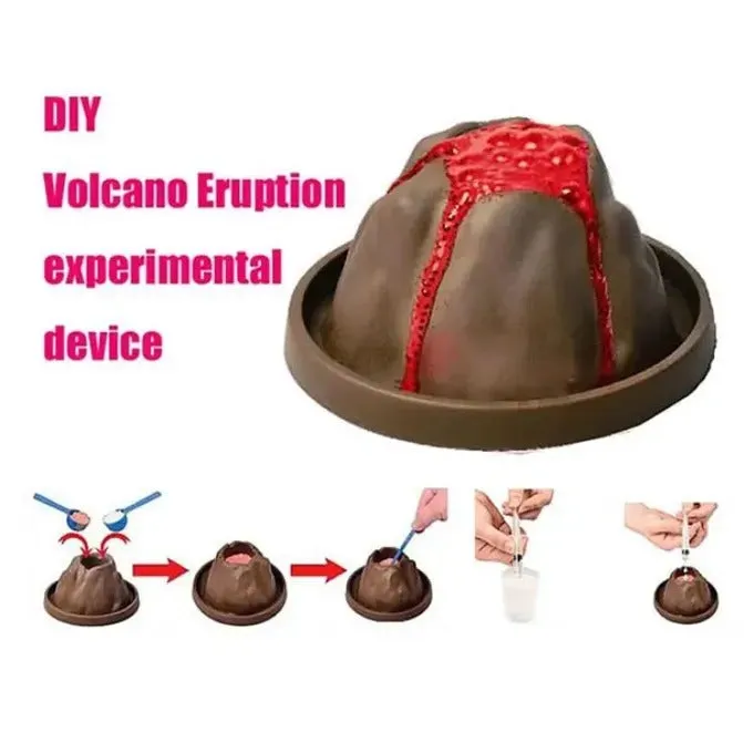 DIY Science Volcanic Eruption Experiment - 666