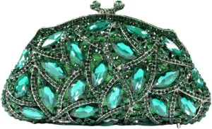 DJBM Luxury Money Pouch Crystal Clutch Purse Unique Glitter Evening Bag with Chain for Women Festival Party