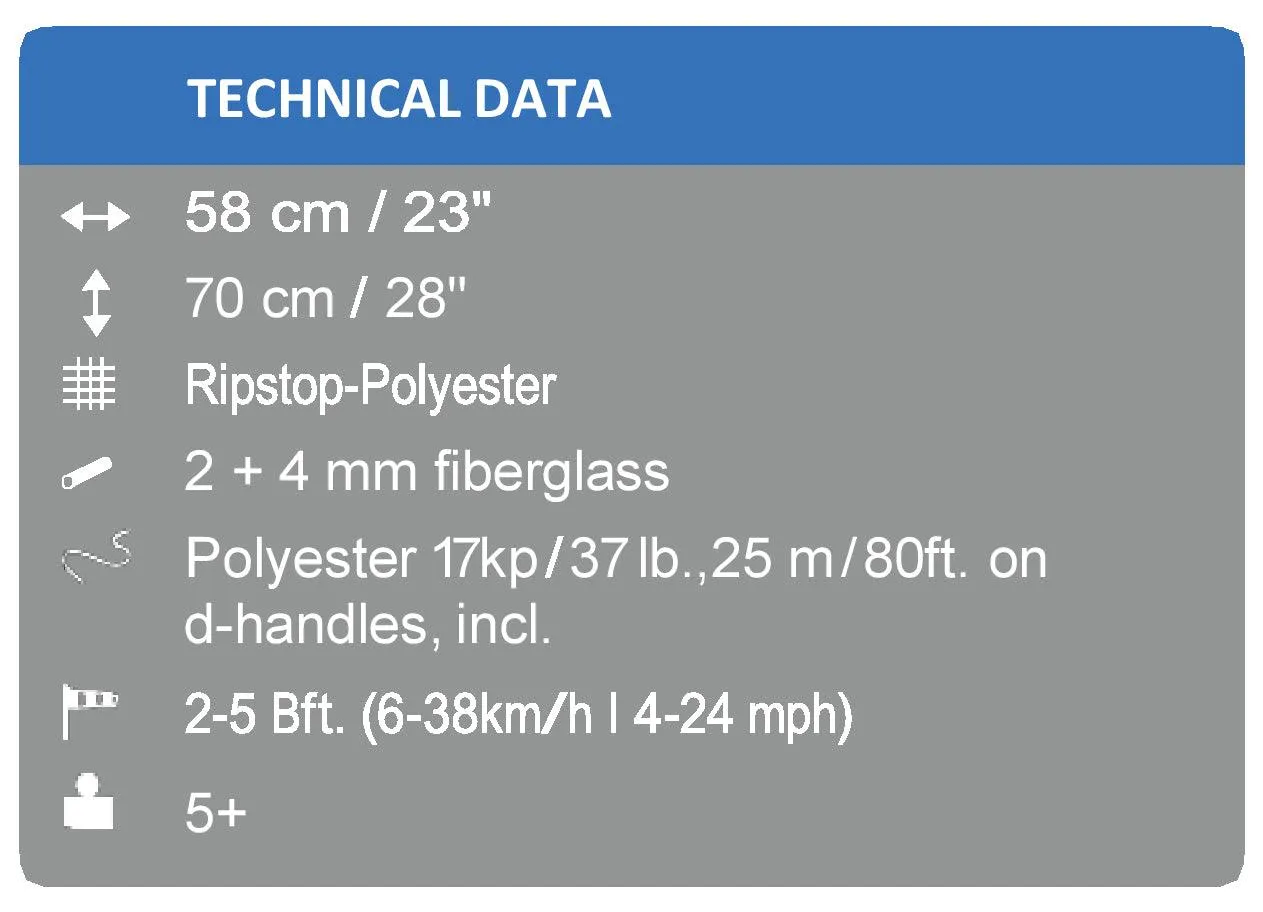 Eddy Dolphin Sunset Diamond Kite 28in