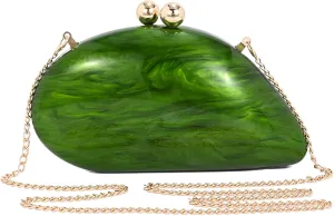 Elegant Acrylic Purses For Women,Fashion Evening Clutch Cute Handbags Mini Crossbody Purse Party Wedding Shoulder Bag