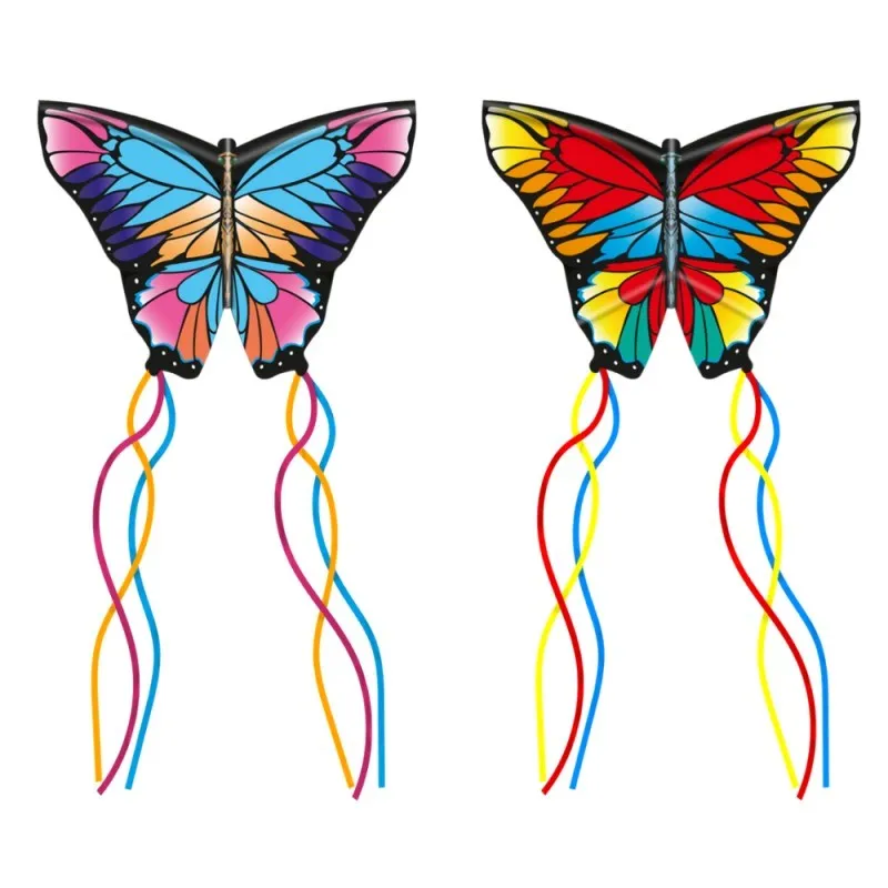 Eolo KITE'S READY 2 FLY - POP UP BUTTERFLY (2 ASST COLOR) - PATENTED POPUP SYSTEM-BLUE COLOR-KITE TOTE
