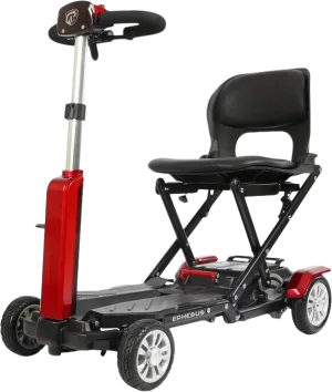 Ephesus S6 Mobility Scooter Auto Folding 4 Wheel 15.5 Mile Long Range New