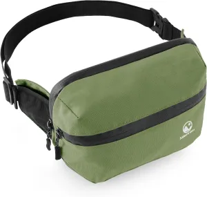 Fanny Pack for Men & Women  Waterproof Fanny Pack & Belt Bag  Stylish Cross Body Bag for Travel, Hiking & Everyday Use  Lightweight & Durable Belt Bag for Women & Men - Green