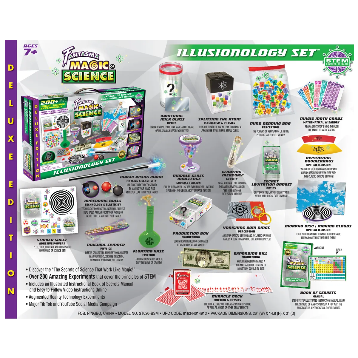 Fantasma Magic Magic Of Science Illusionology Set 200  Experiments