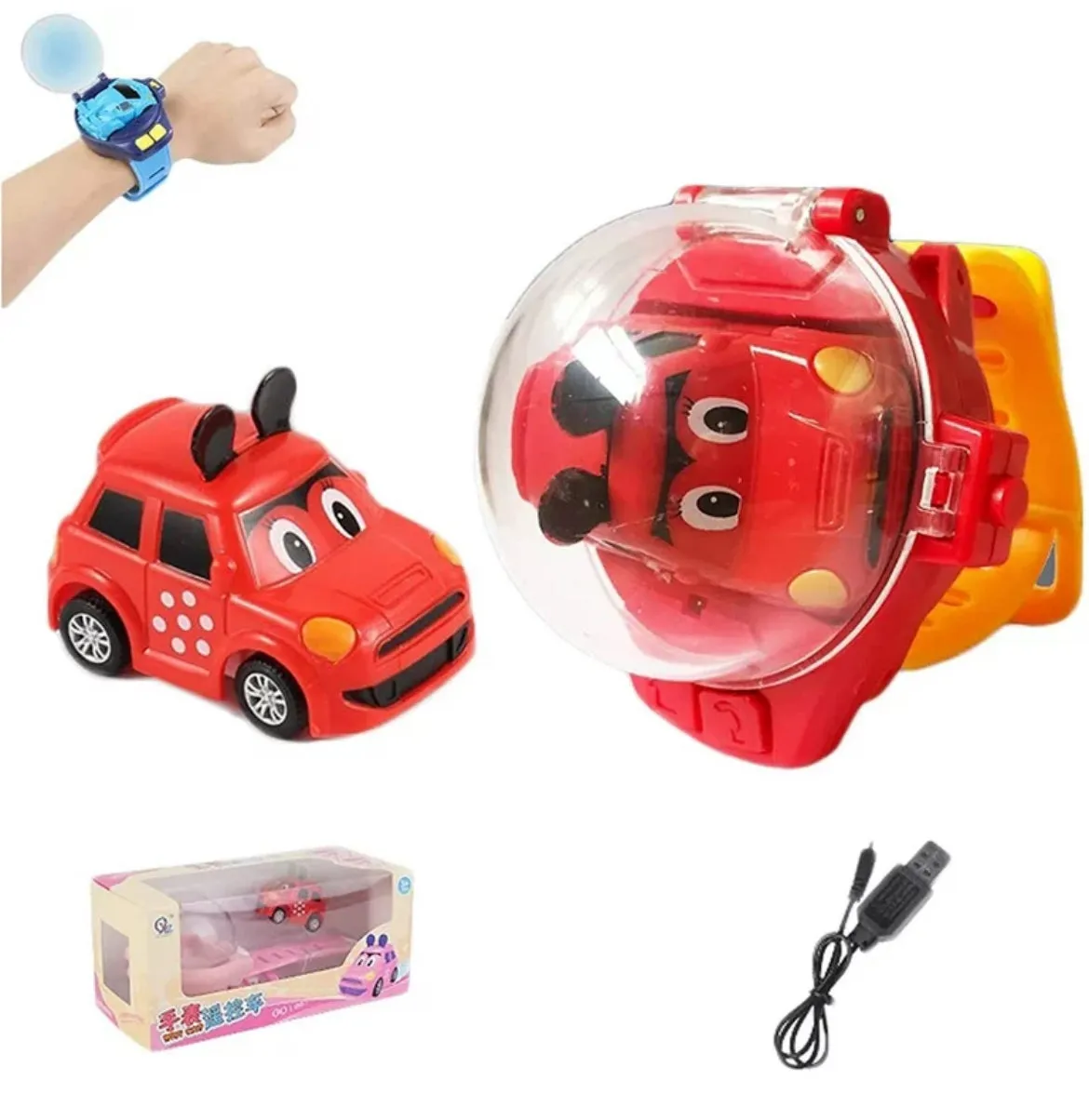 fastest smallest rc vehicle car for kids - Watch car with Watch (rechargeable)