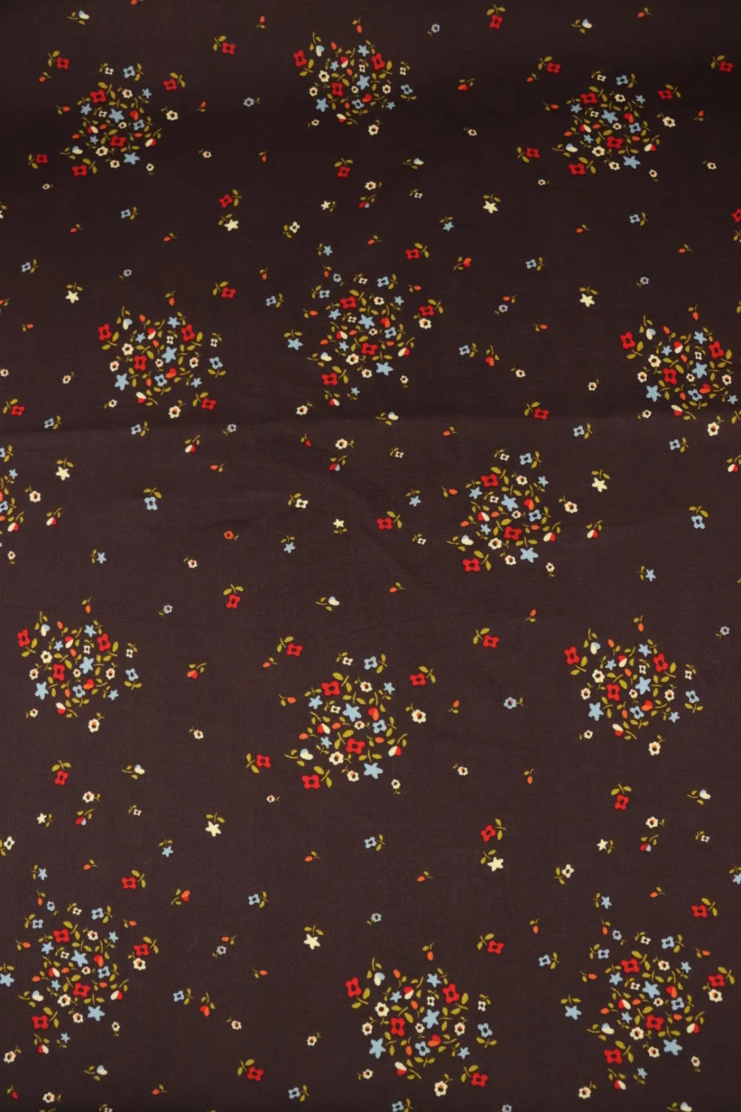 Flower Bunches 100% Organic Cotton Textured Woven