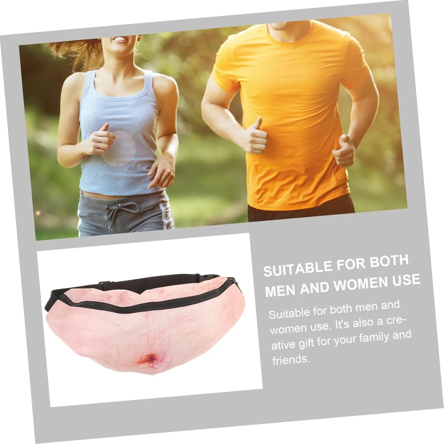 GALPADA Waist Bag Pack Fanny Money Pouch Anti-theft Bag for Travel Running and Casual Wear Random Color