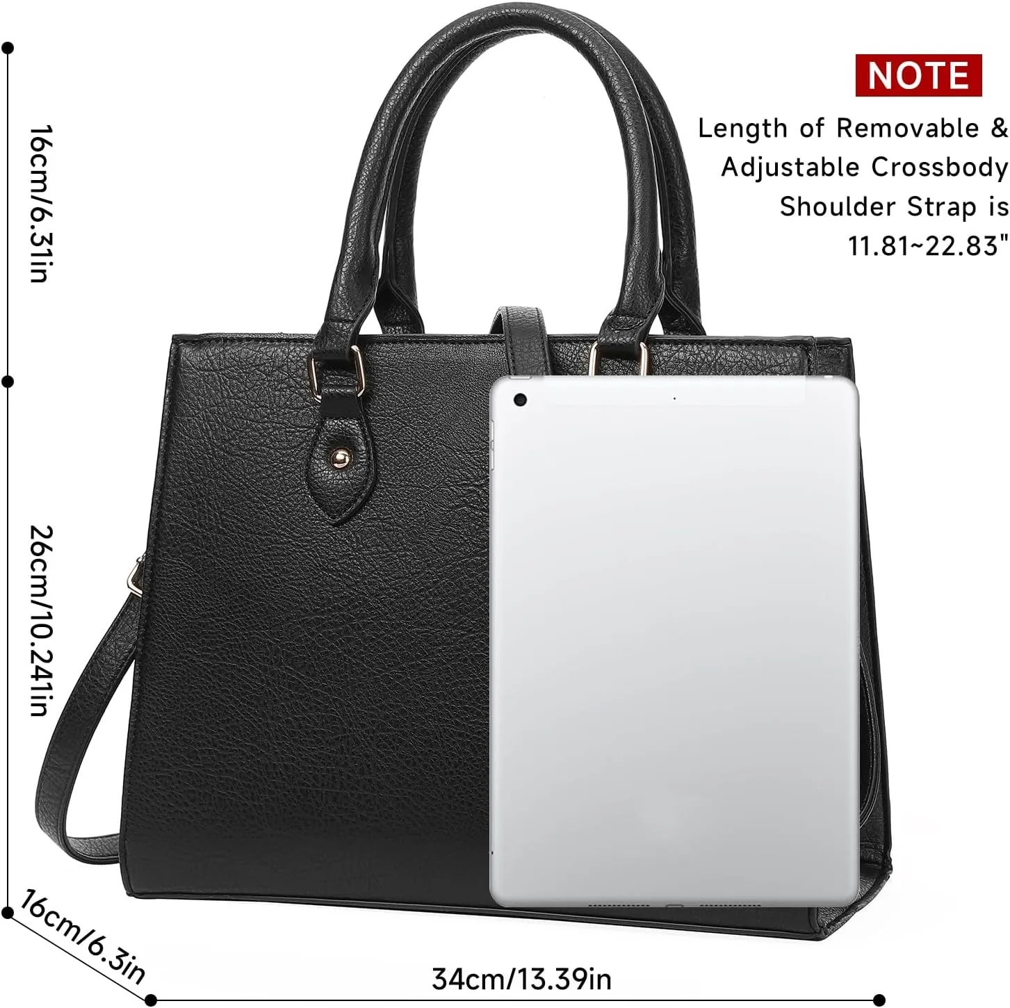 GOIACII Tote Bag for Women Top Handle Handbags Ladies Satchel Shoulder Purse for Work Leather