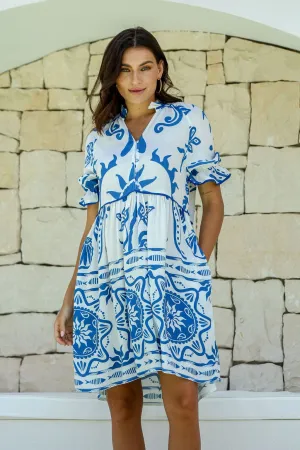 Hamilton Mini Dress - Blue