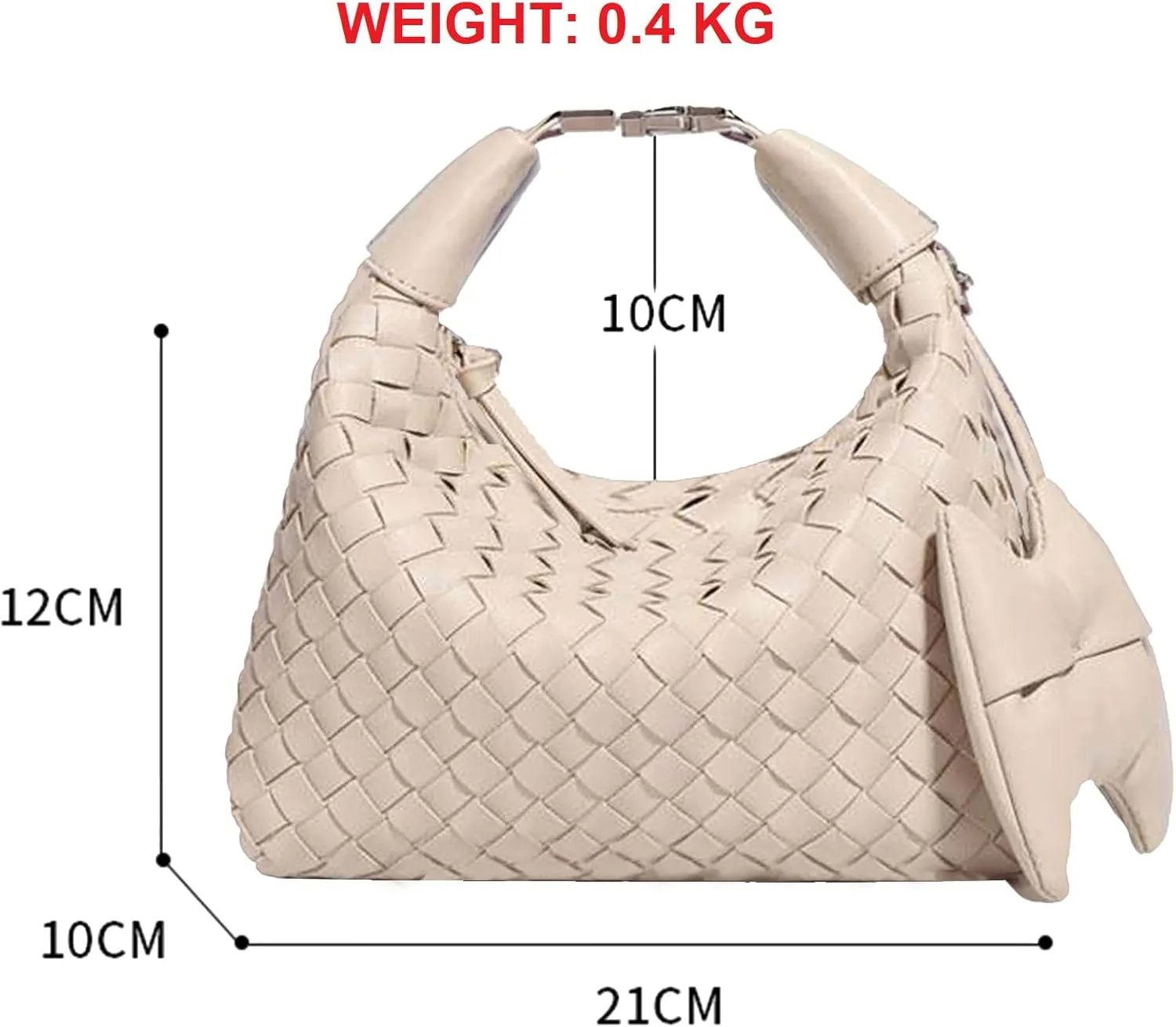 Handbag Crossbody Tote Bag for Women Small Hand Bag weave Vegan Leather Purse Clutch Women's Leather Medium Hobo Bag