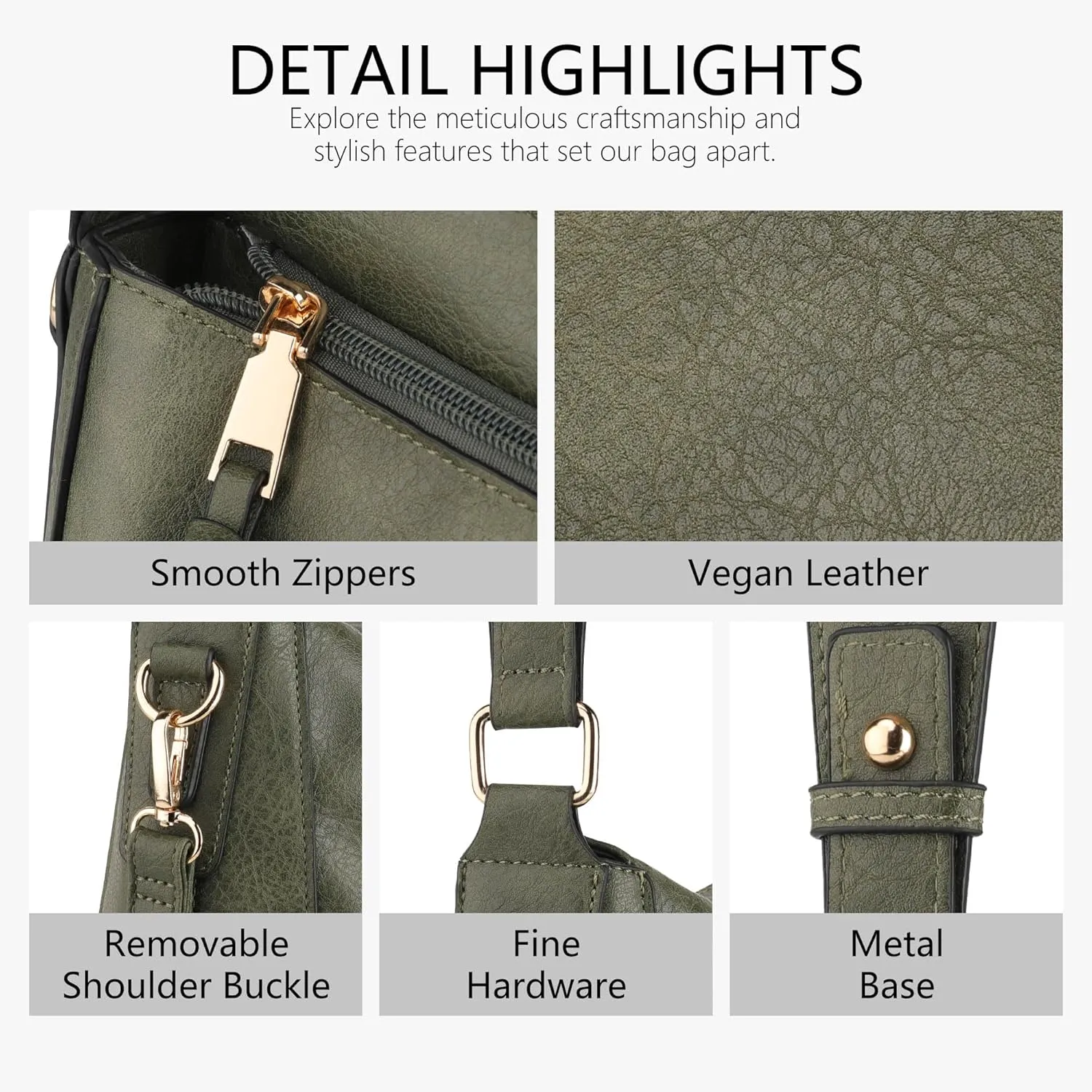 Handbags for Women Crossbody Bags Purses for Women Vegan Leather Shoulder Bag Hobo Bag for Travel Shopping