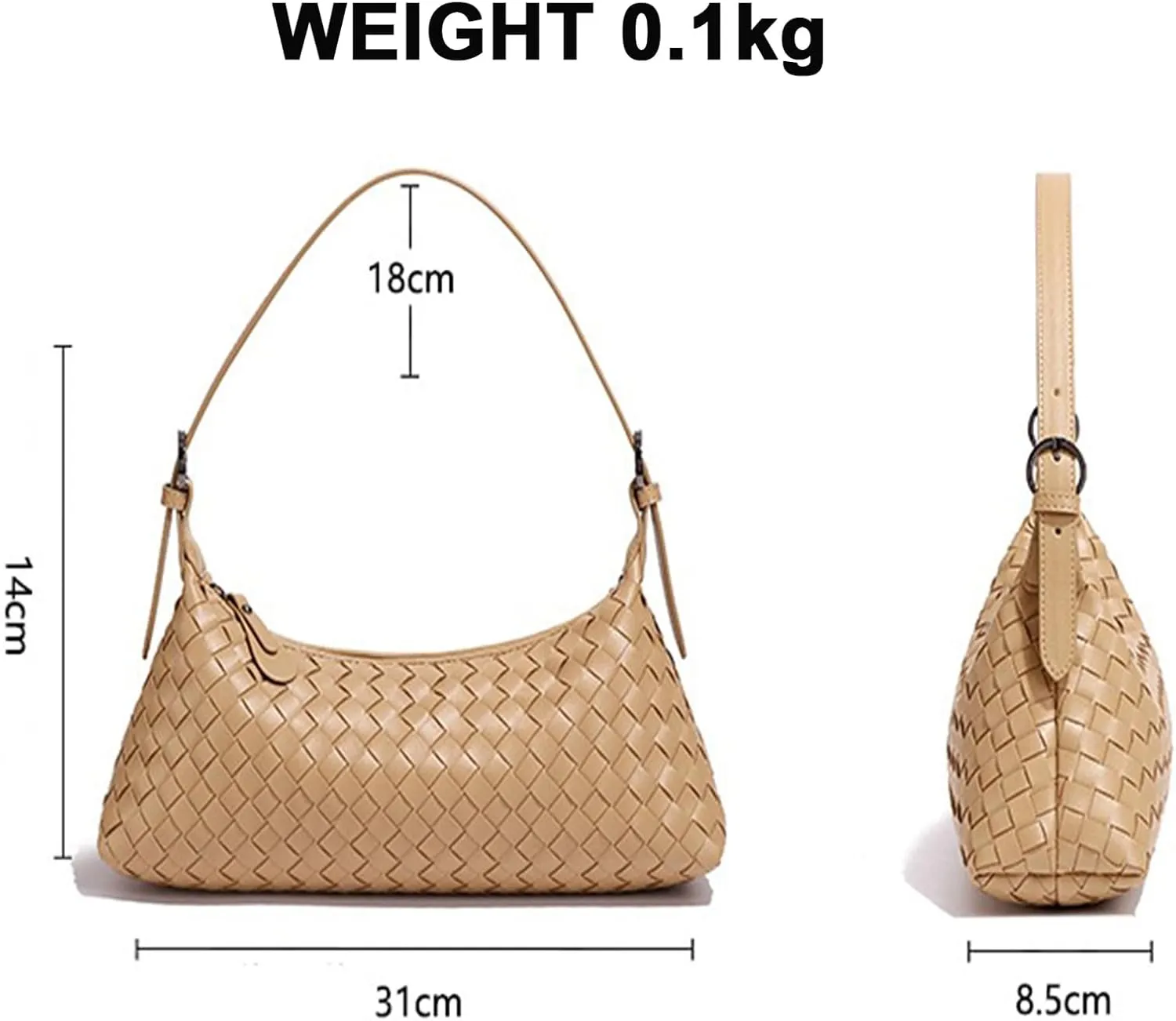Handbags Shoulder Bags for Women Small Bags Women's Woven Tote Bag Crossbody Handbag Travel Hand Bag Purse Hobo