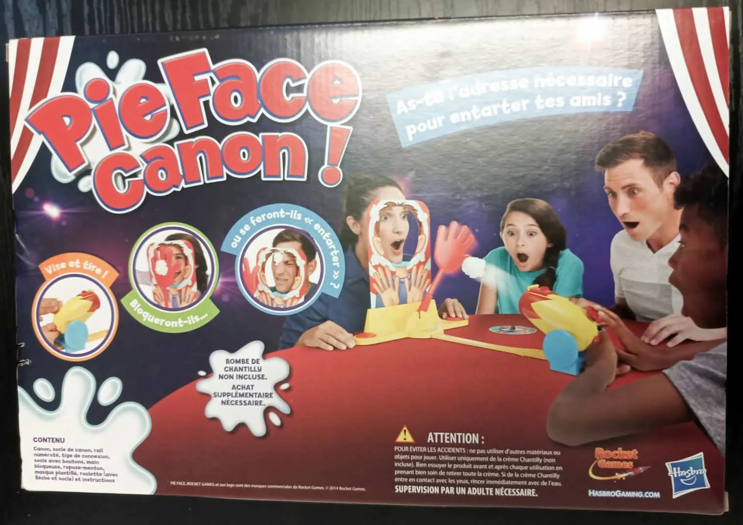 Hasbro Gaming Pie Cannon (French version)