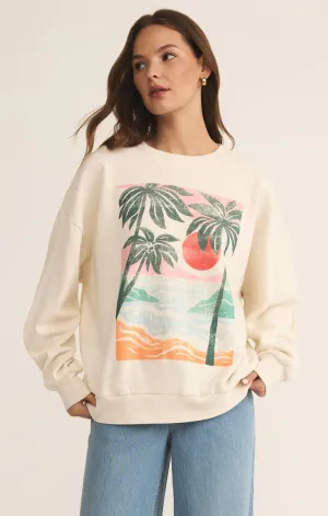 High Tide Sunday Sweatshirt in Sea Salt