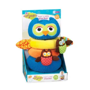 Sure, here is an optimized version of the product title with modifiers:

Colorful Wooden Hoot and Rattle Stacker Toy for Babies and Toddlers – Developmental Activity Set

This title includes modifiers like Colorful, Wooden, and Developmental Activity Set to better describe the product and its features.