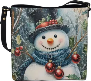 HUGS IDEA Handbags for Women PU Leather Bucket Purses Shoulder Bags Crossbody Purse