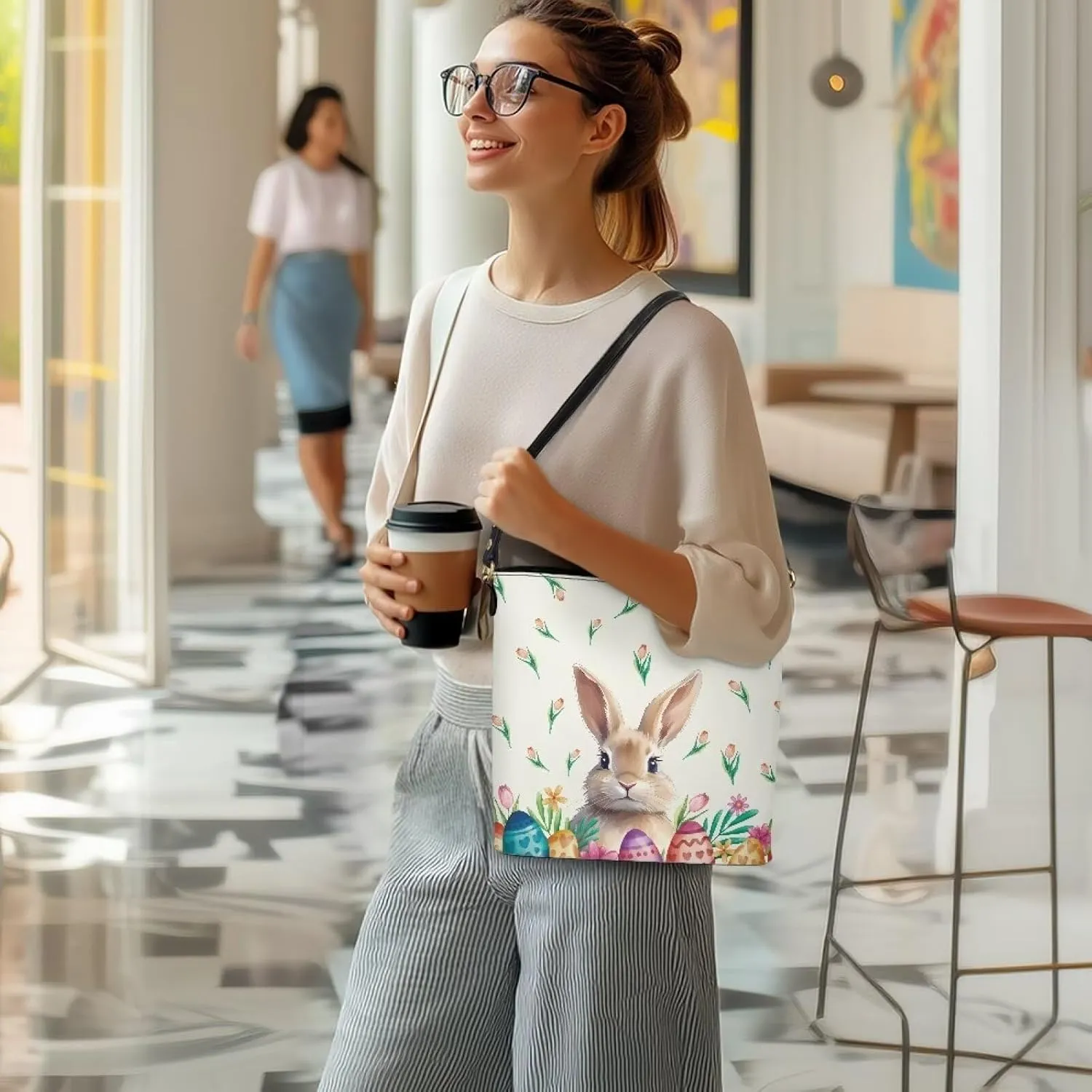HUGS IDEA Handbags for Women PU Leather Bucket Purses Shoulder Bags Crossbody Purse