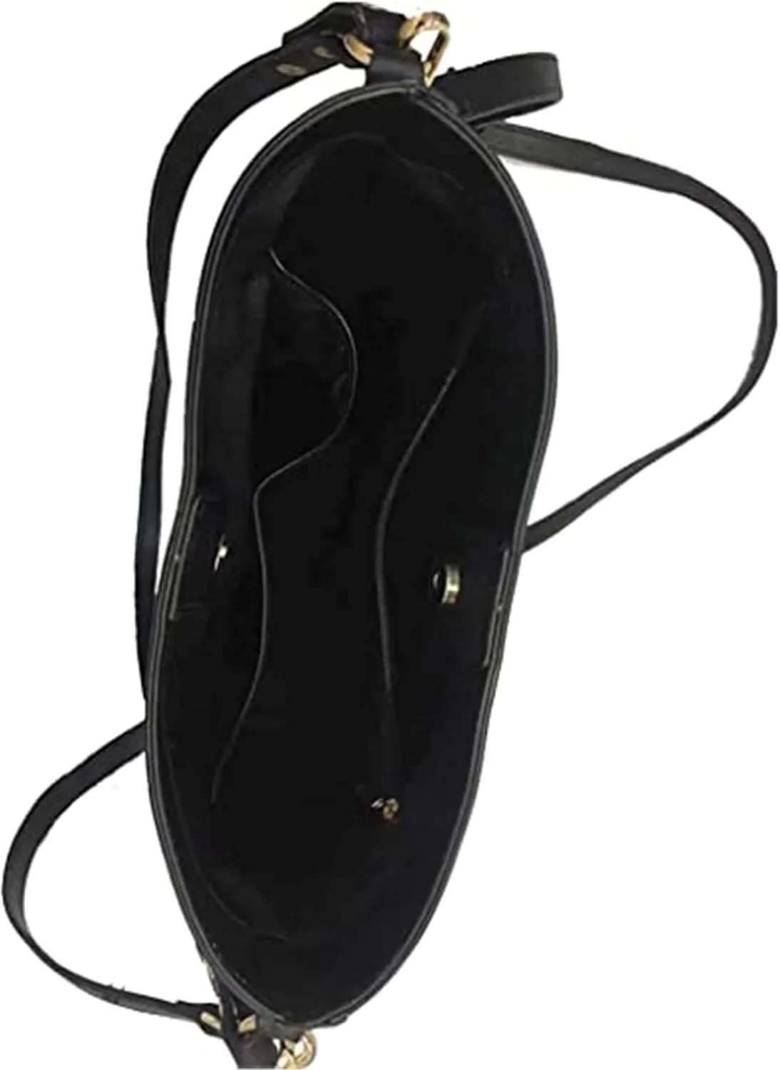 HUGS IDEA Handbags for Women PU Leather Bucket Purses Shoulder Bags Crossbody Purse