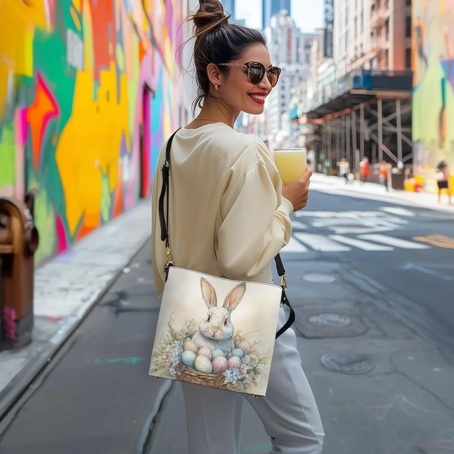 HUGS IDEA Hoho Bag for Women Crossbody Purse Leather Handbags Laides Shoulder Bags