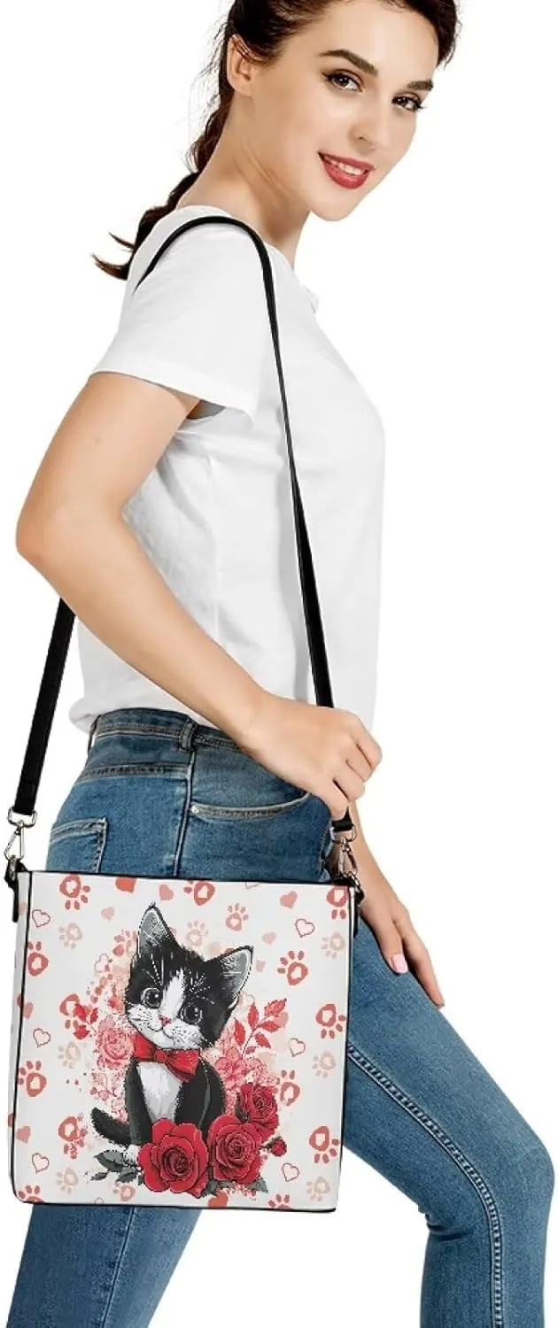 HUGS IDEA Hoho Bag for Women Crossbody Purse Leather Handbags Laides Shoulder Bags