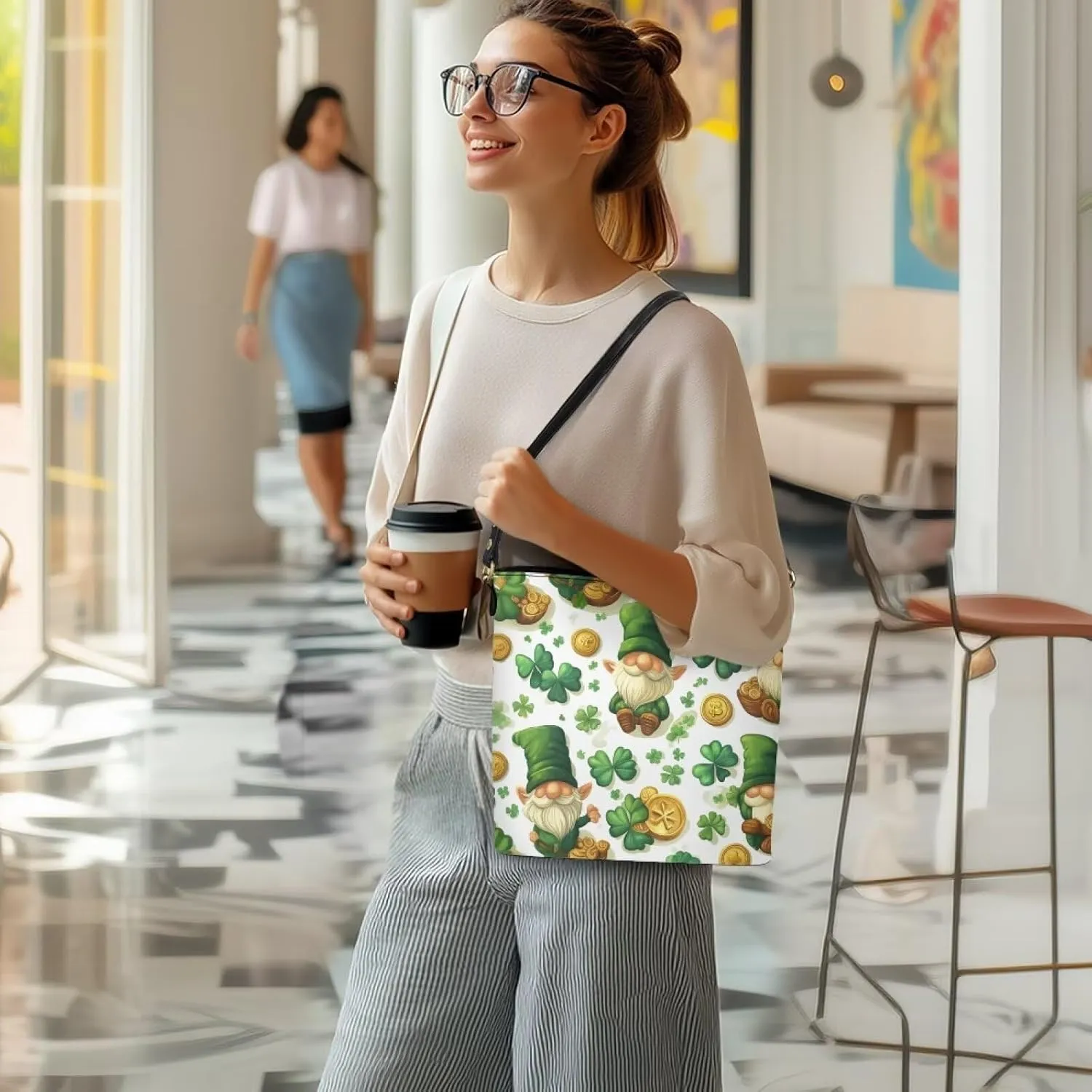 HUGS IDEA Hoho Bag for Women Crossbody Purse Leather Handbags Laides Shoulder Bags