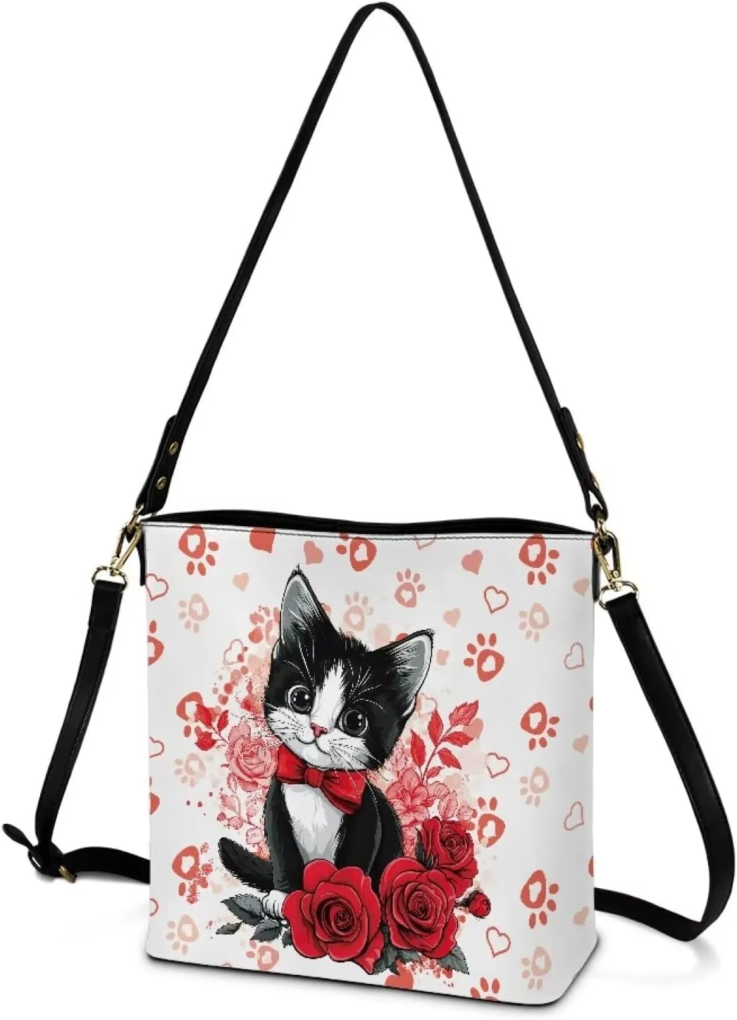 HUGS IDEA Hoho Bag for Women Crossbody Purse Leather Handbags Laides Shoulder Bags