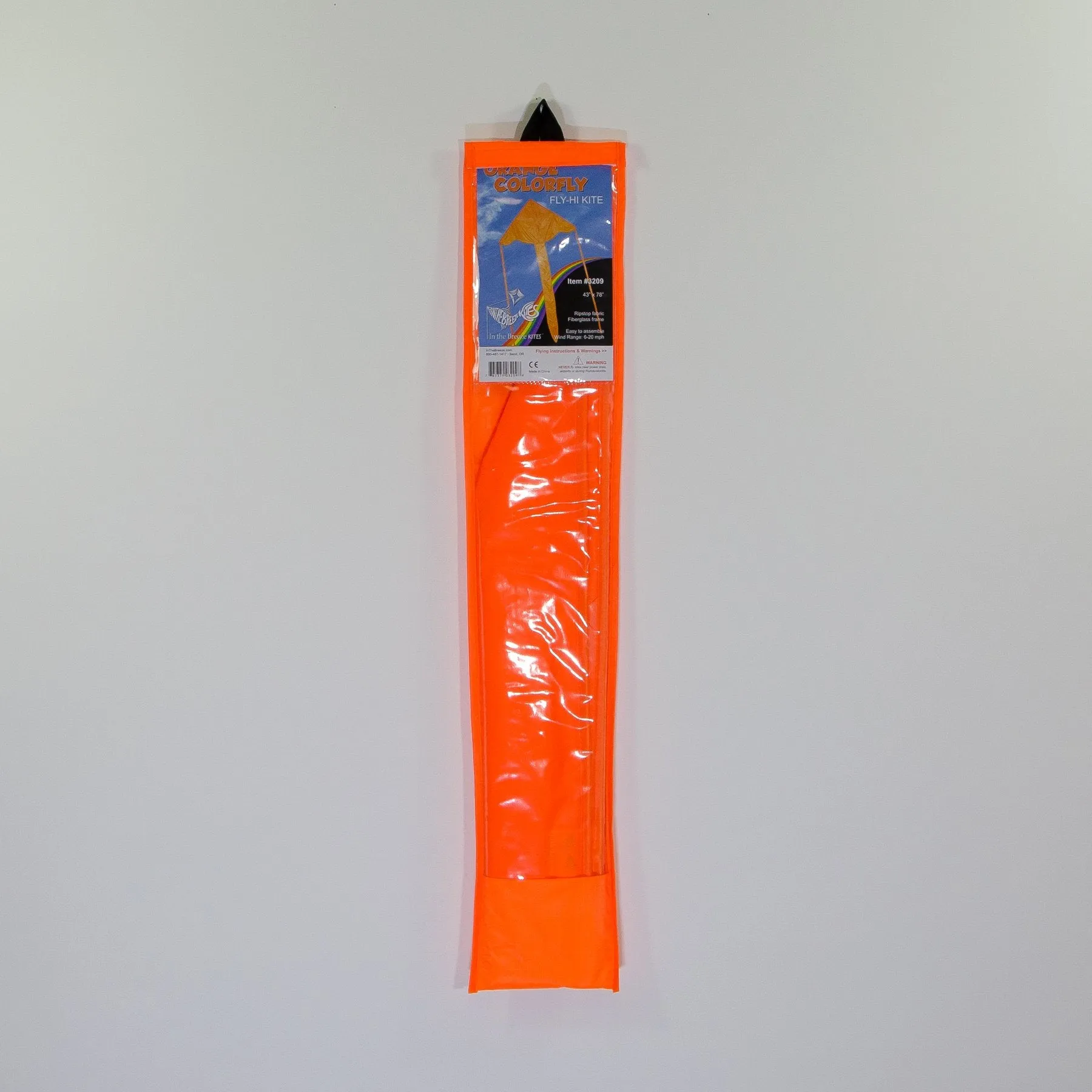 In the Breeze Solid Color Fly-Hi Kites - Orange