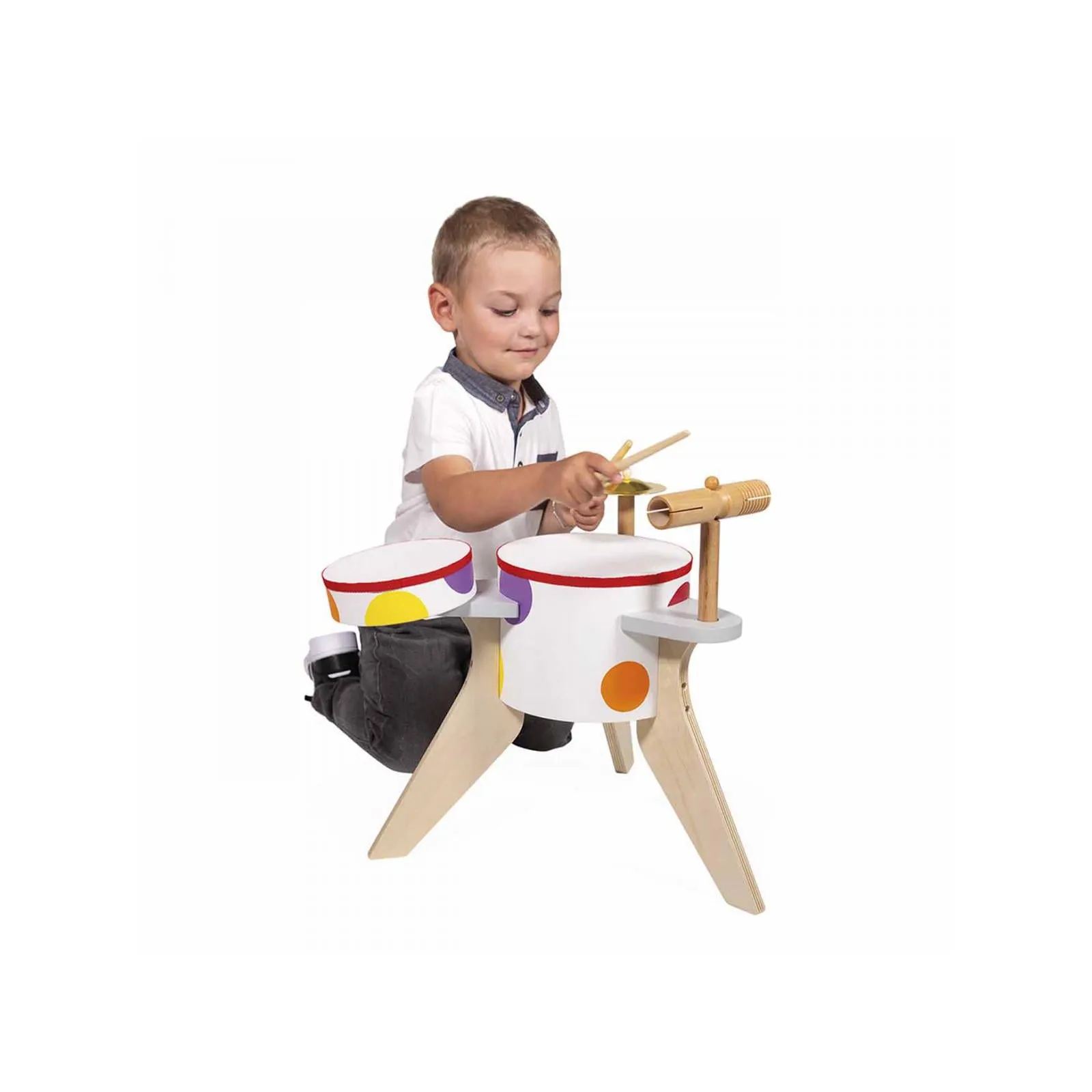 Janod Confetti Drum Kit