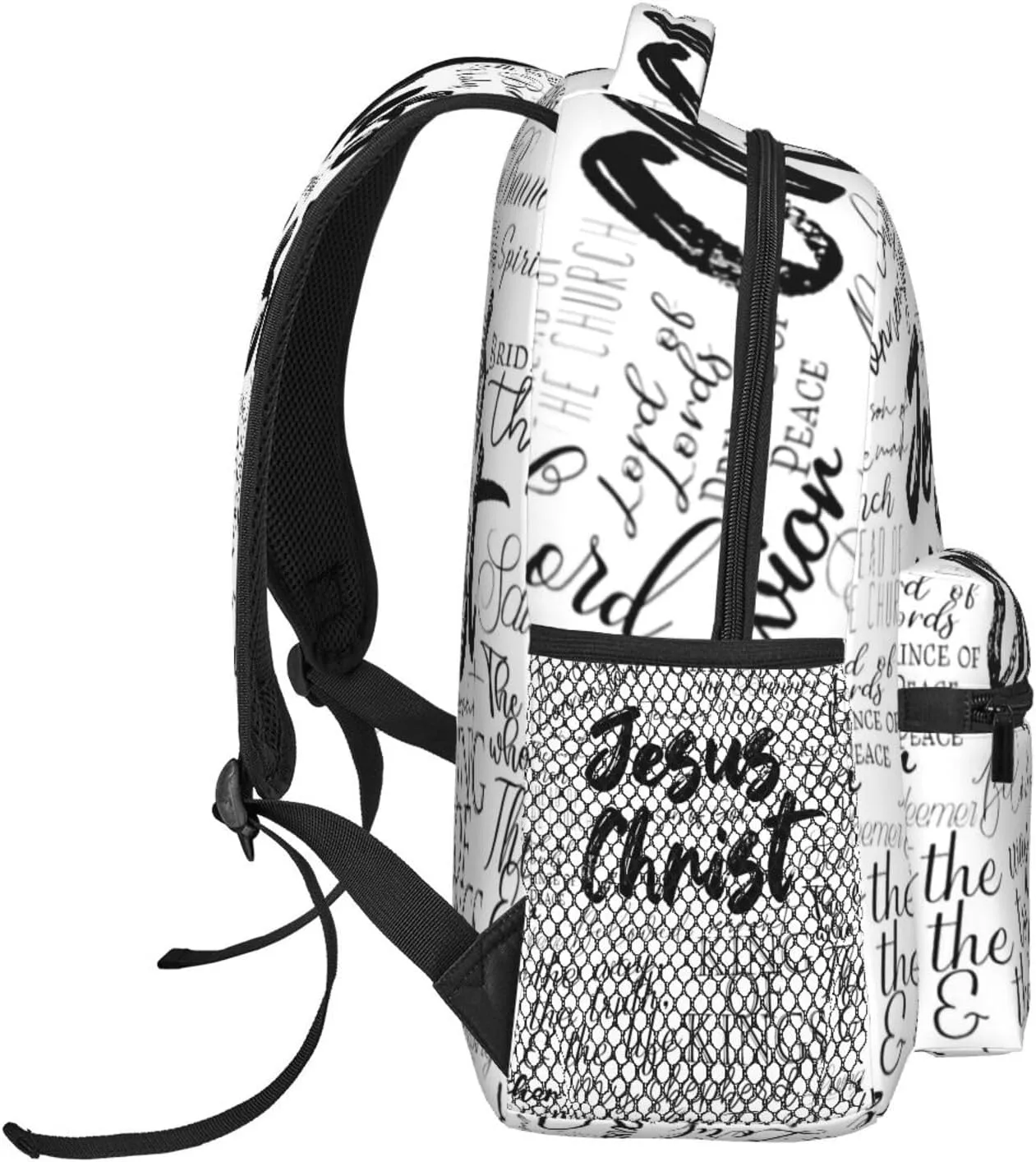 Jesus Backpack,Faith Bookbags Laptop Bag Shoulder Bags Travel Hiking Camping Daypack for Men Women