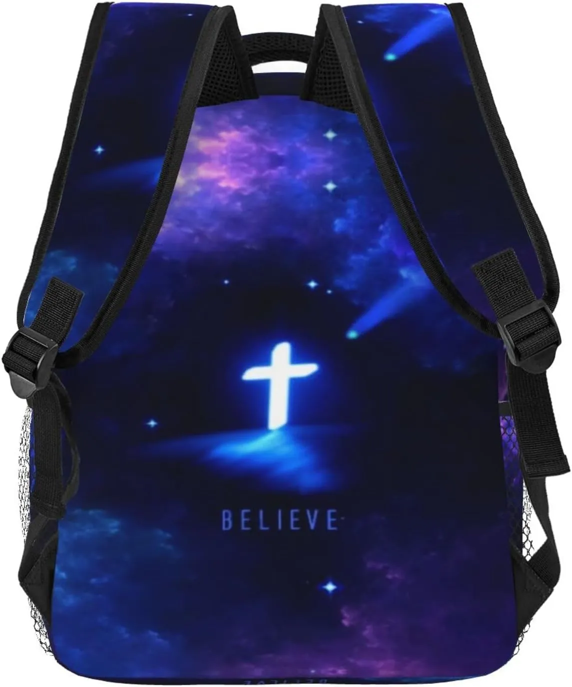 Jesus Backpack,Faith Bookbags Laptop Bag Shoulder Bags Travel Hiking Camping Daypack for Men Women