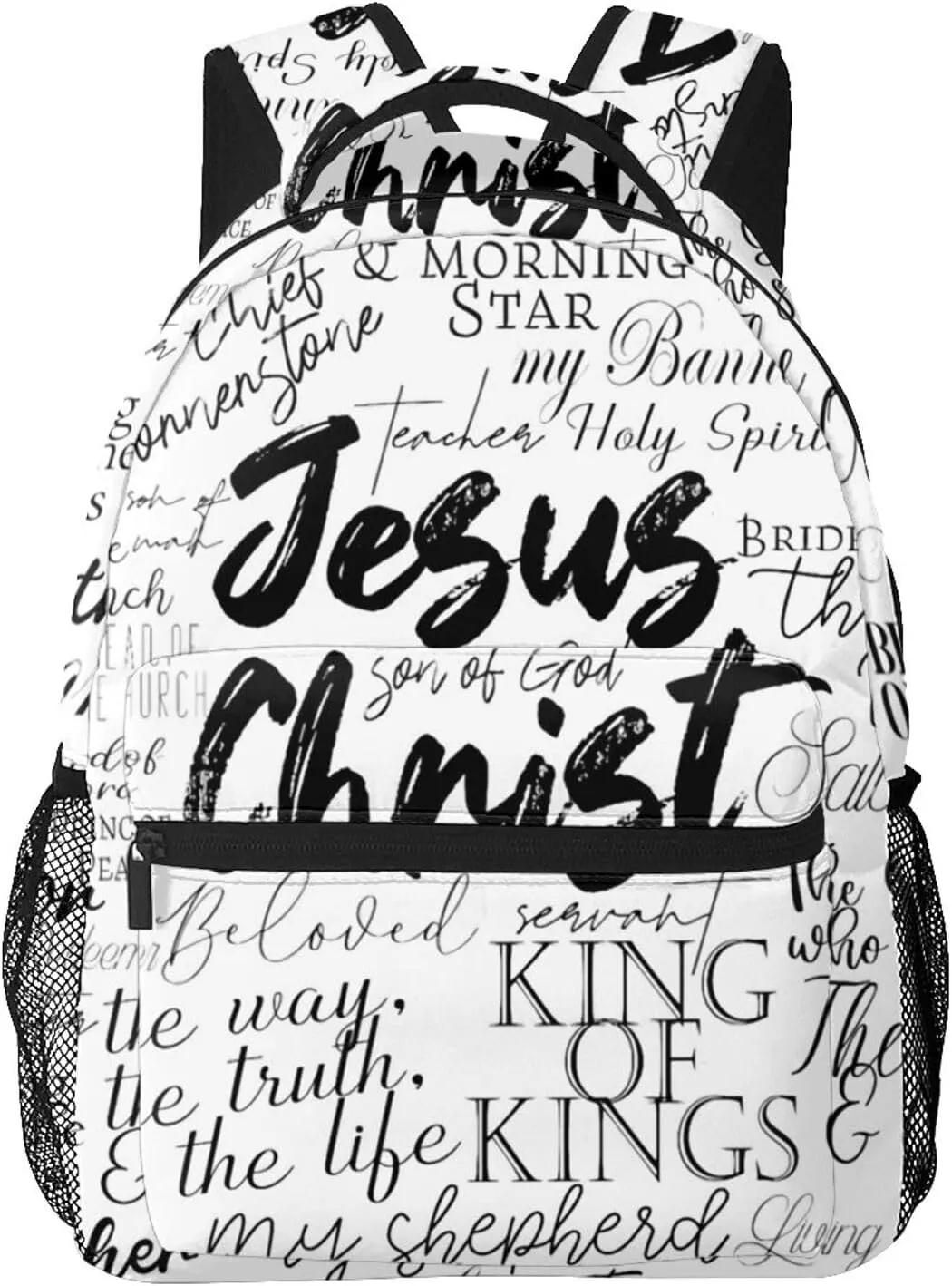 Jesus Backpack,Faith Bookbags Laptop Bag Shoulder Bags Travel Hiking Camping Daypack for Men Women