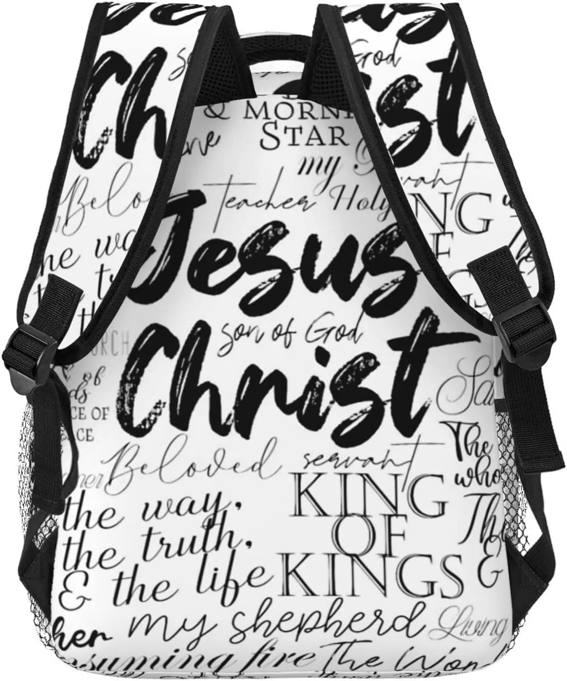 Jesus Backpack,Faith Bookbags Laptop Bag Shoulder Bags Travel Hiking Camping Daypack for Men Women