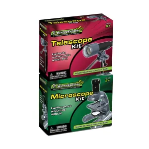 Jr. Science Explorer - Telescope Kit & Microscope Kit - SET of 2