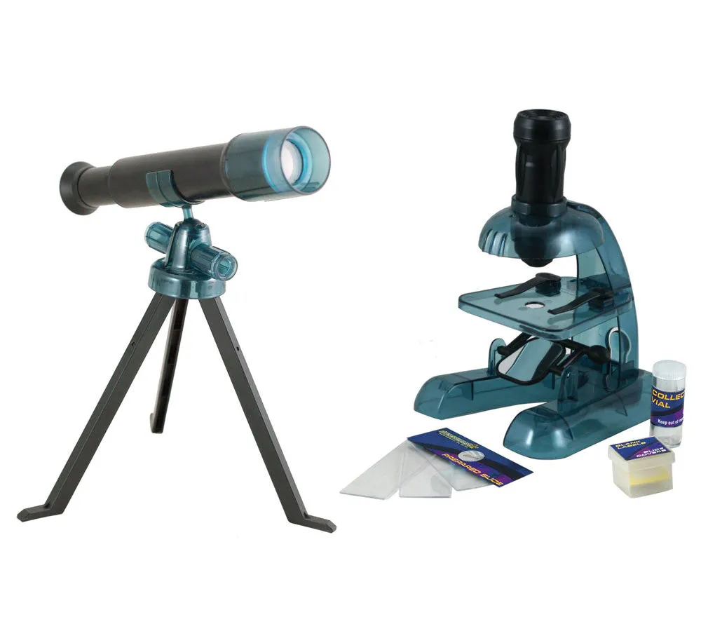 Jr. Science Explorer - Telescope Kit & Microscope Kit - SET of 2