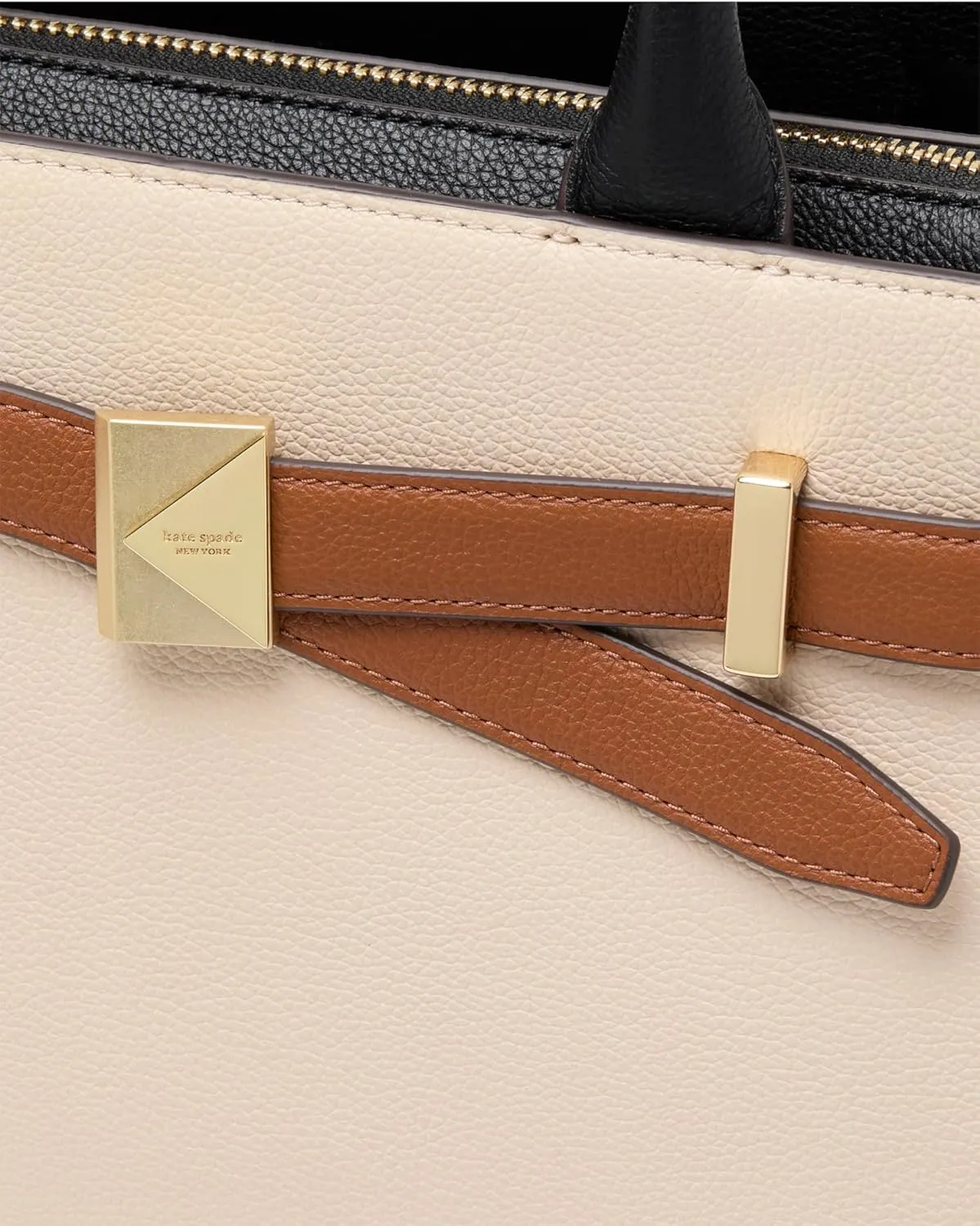 kate spade new york Deco Pebbled Leather Medium Satchel